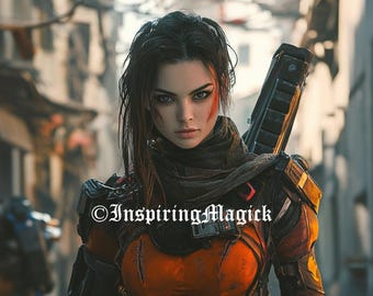 Female Mercenary Spirit Companion: Confidence, Strength, Resilience