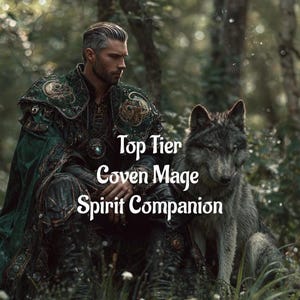 Coven Magier und Wolf Vertrauter Top Tier Zaubern. Fernbindung