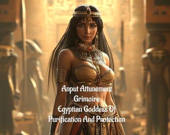 Anput Attunement Egyptian Goddess Of Purification And Protection Grimoire PDF Delivery