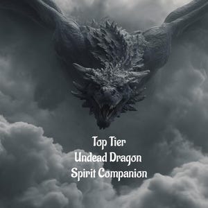 Spirito Drago Non Morto Compagno di Livello Superiore Evoca Giustizia. Potere. Forza