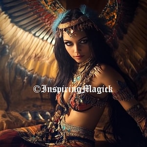 Cleopatra Djinn Spirit Companion. Conjuring Remote Binding. Luck. Fortunues. Empowerment. Success.