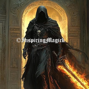 Espíritu Espectro de Fuego. Conjuro personalizado. Vinculación remota. Poder. Caos. Protección.