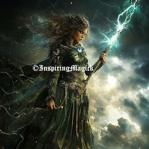 Lightning Djinn Spirit Companion. Conjuring. Remote Binding