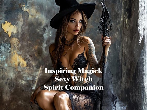 Sexy Witch Spirit. Powerful, Bold spirit Companion. Conjuring. Binding
