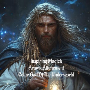 Sintonización de Arawn, dios celta del inframundo y la sabiduría de las sombras, grimorio de nivel superior