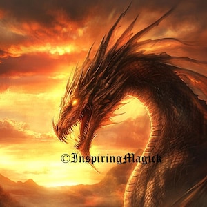 Duskfire Dragon Spirit Companion Spirit Guide Conjuring Binding