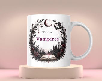 Vampire Mug | Personalised Mug | Book Lover Gift | Romantasy Fans