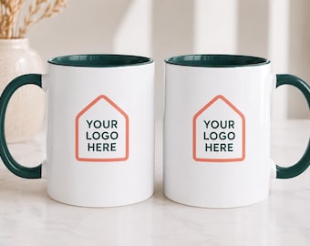 Custom Logo Mug | Business Branding | Corporate Gift | Office | Company Logo Cup | 11oz