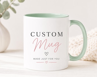 Personalised Photo Quote Logo Ceramic Mug | Custom Printed Gift