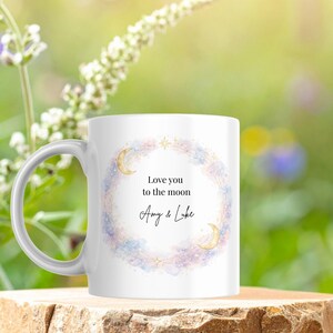 Personalised Mum Mug | Custom Watercolour Portrait, Children's Names Keepsake Cup image 5