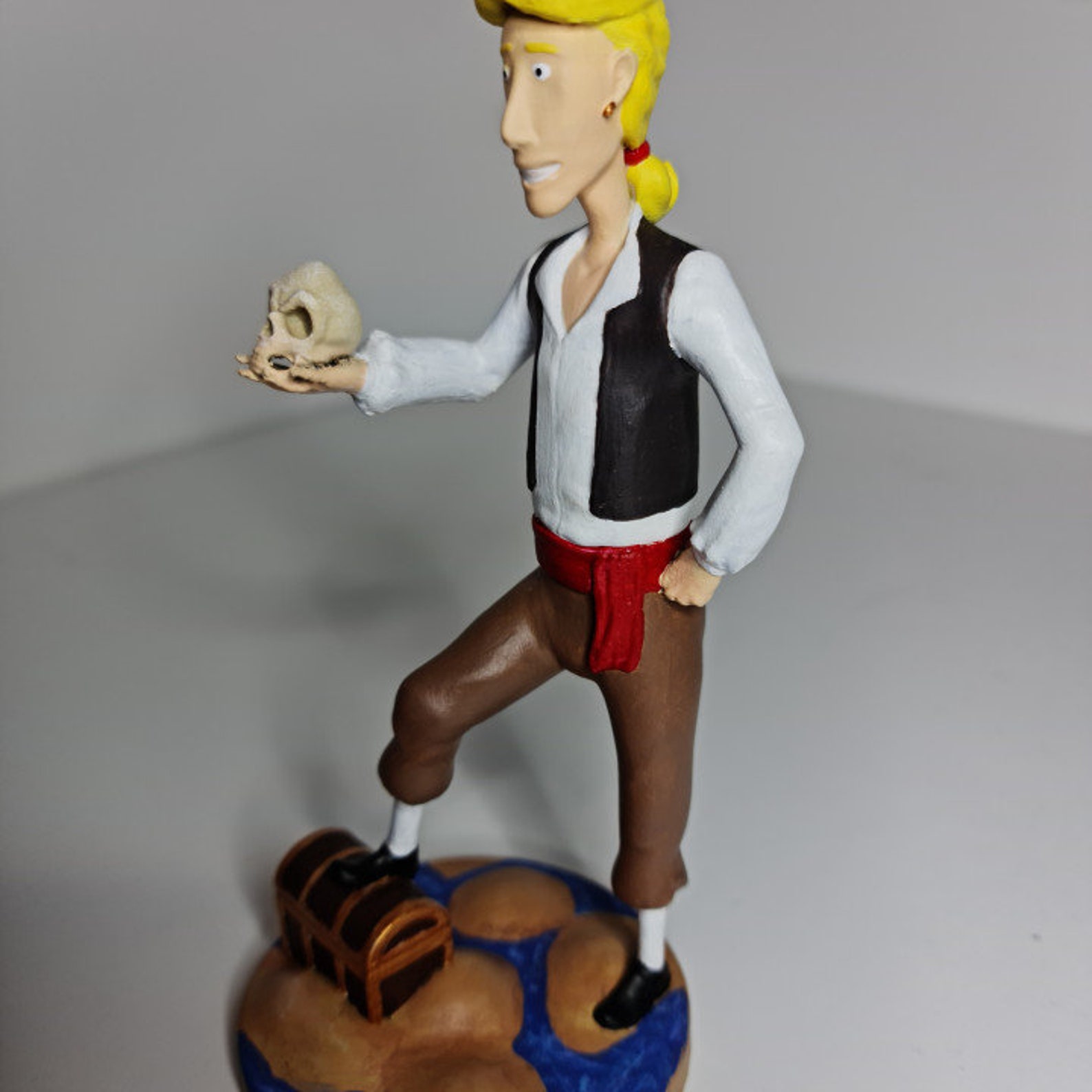 Guybrush Threepwood Monkey Island Figure Etsy