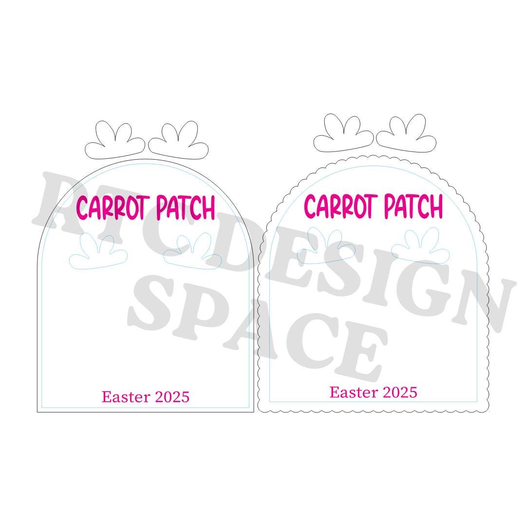 SVG Carrot Patch Easter Footprint Sign Digital Download My First Easter ...