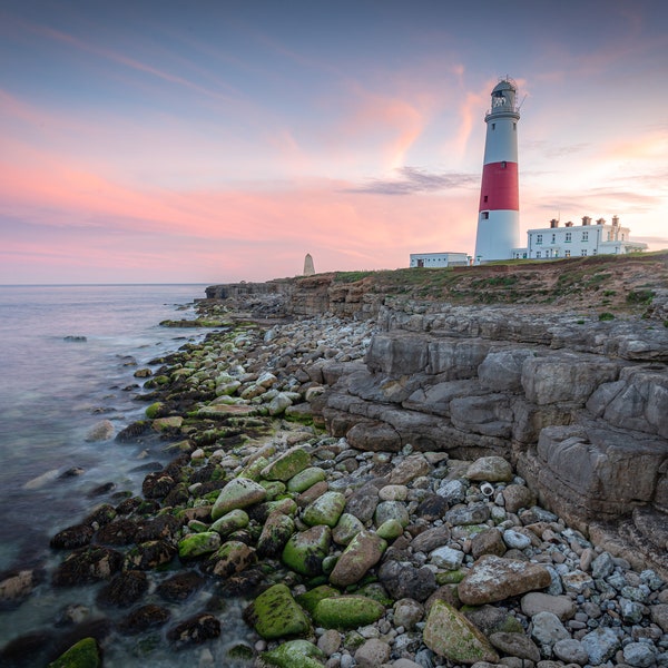 Portland Pastels, Portland Bill, Dorset. Large Print.