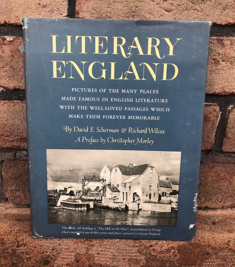 Vintage Coffee Table Book on England Literary England Famous Etsy