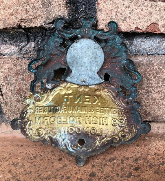 Antique British Copper Plaque, Kent Patentee and … - image 8