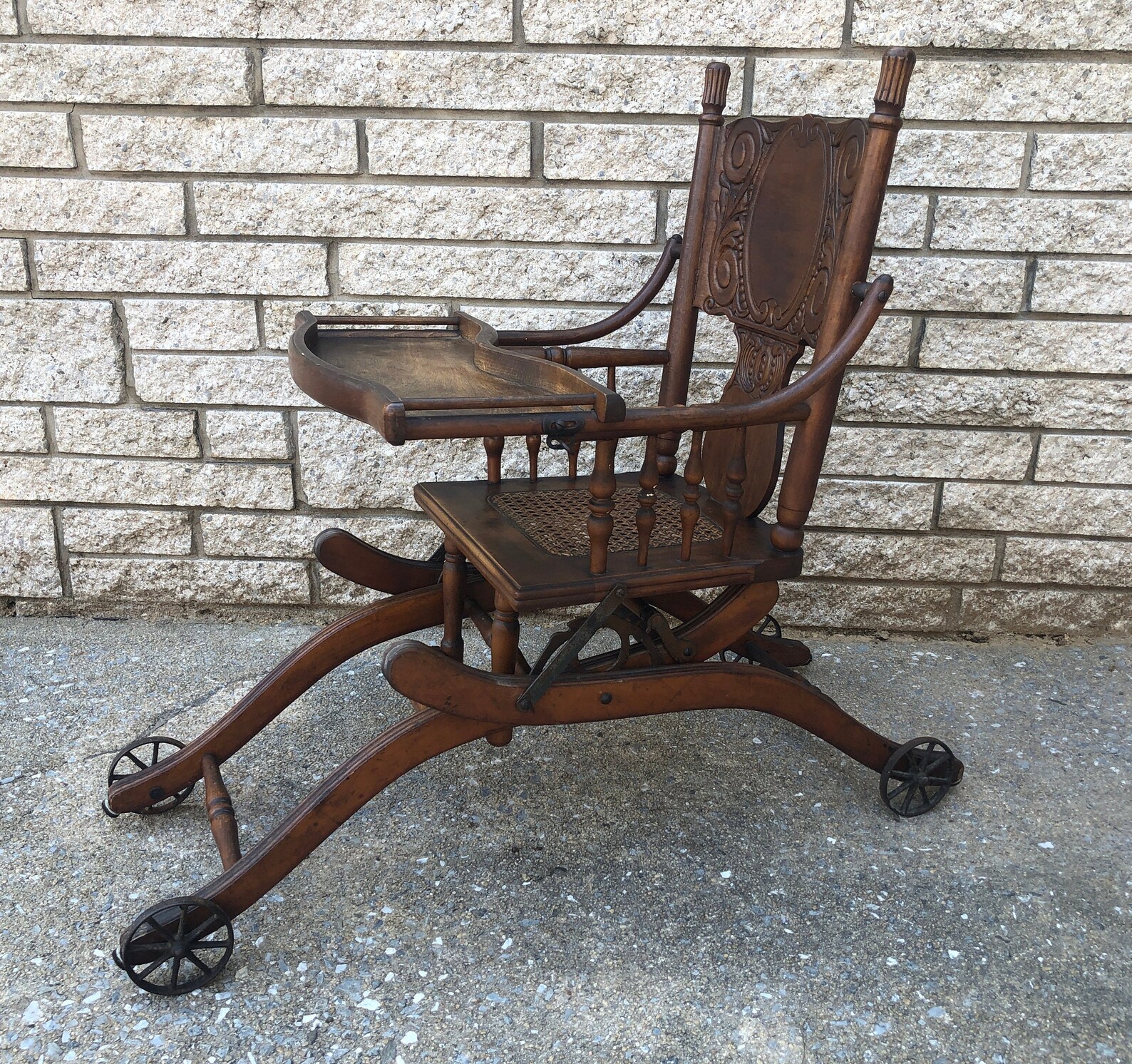 Antique Convertible High Chair Antique Victorian High Chair Etsy