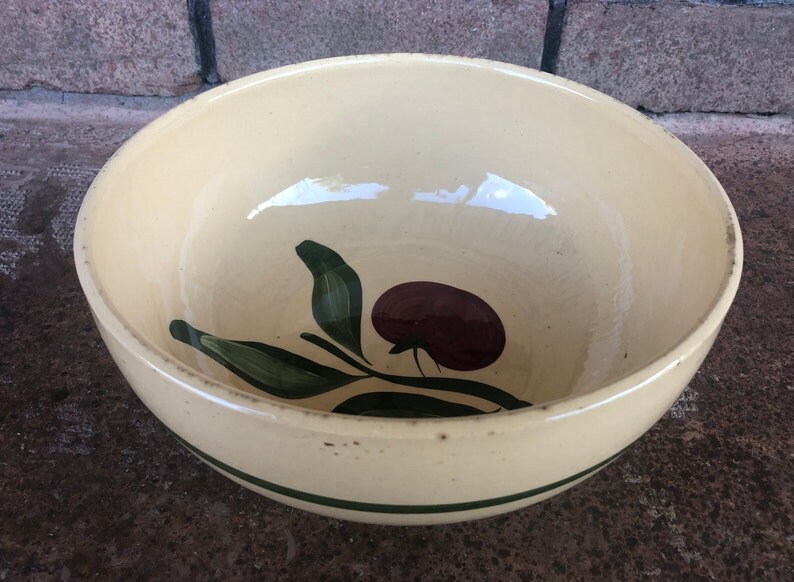Vintage Watt Ovenware Mixing Bowl Serving Bowl Watt Ovenware Etsy