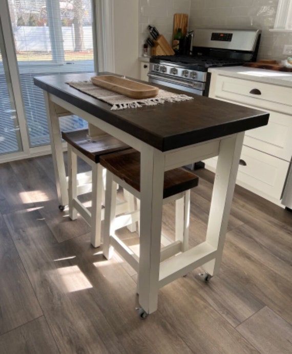 Bar table with storage and stools outlet