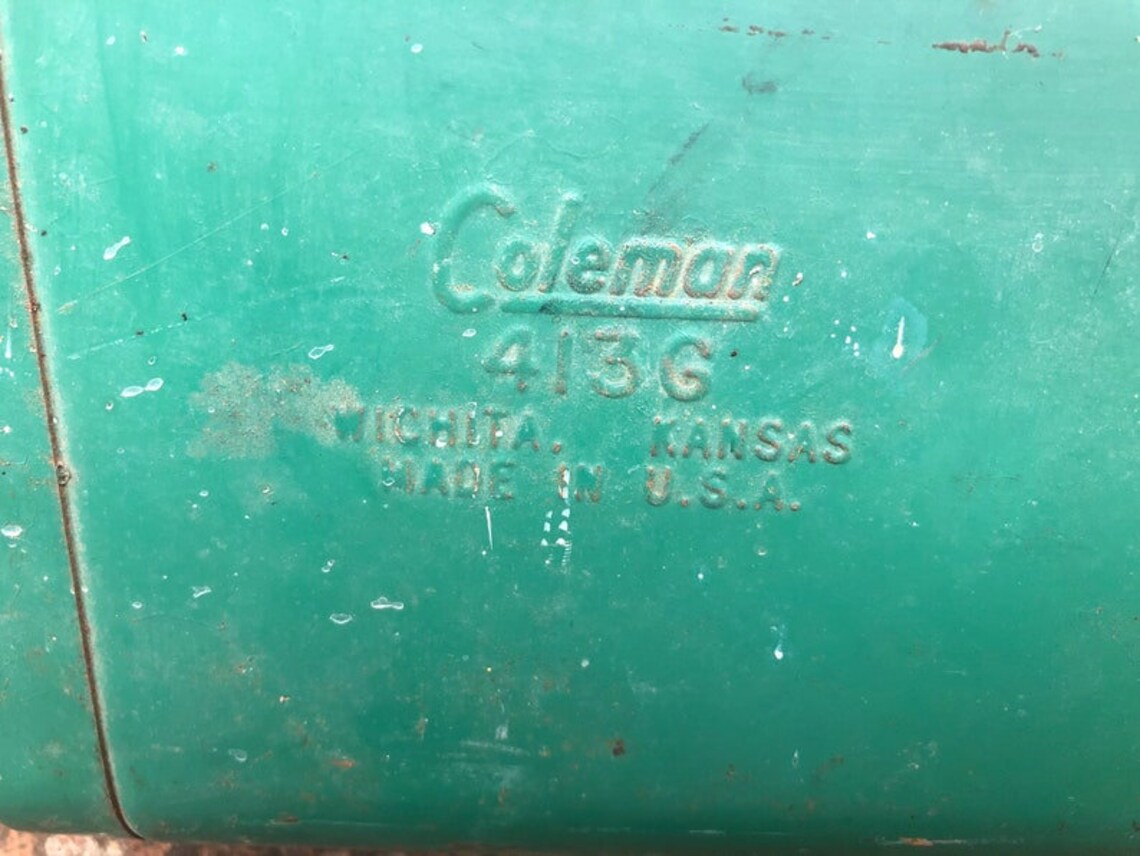 Vintage Coleman Oil Camping Stove Vintage Campstove Camping Etsy