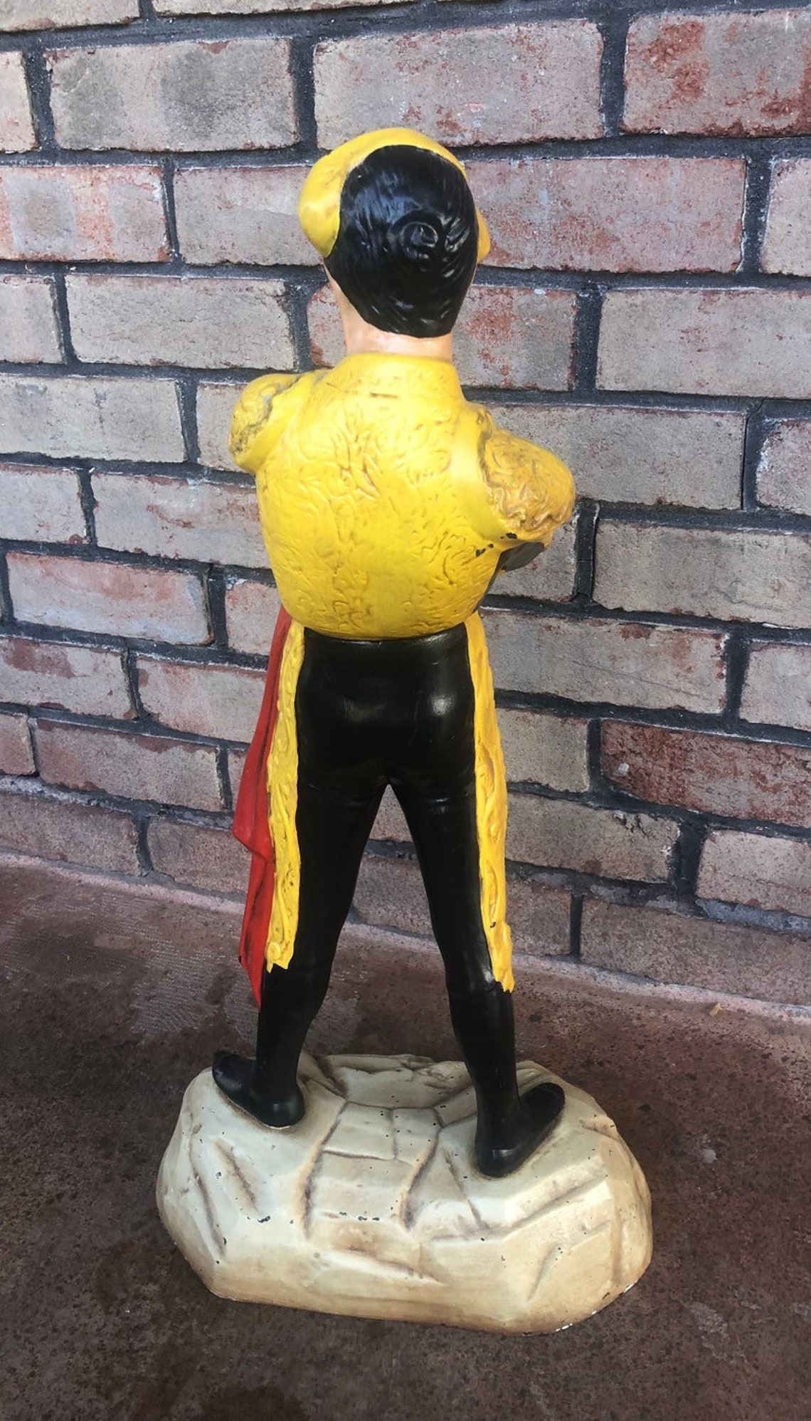 Vintage Matador Statue Matador Figurine Painted Bullfighter | Etsy