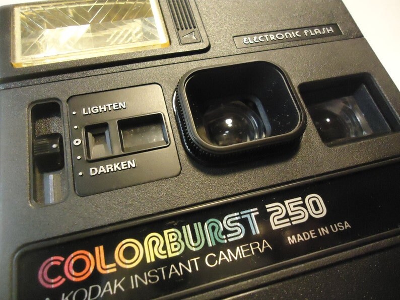 Vintage Kodak Instant Camera Kodak Colorburst 250 Retro Etsy
