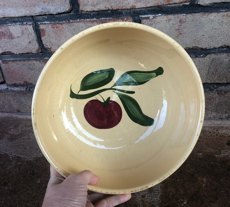 Vintage Watt Ovenware Mixing Bowl Serving Bowl Watt Ovenware Etsy