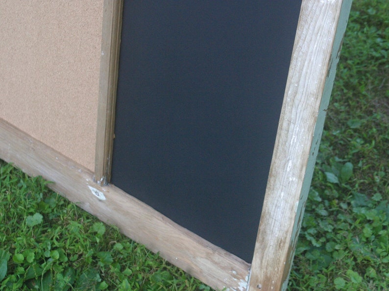 Rustic Message Board Organizer Entryway Message Center Chalk Etsy