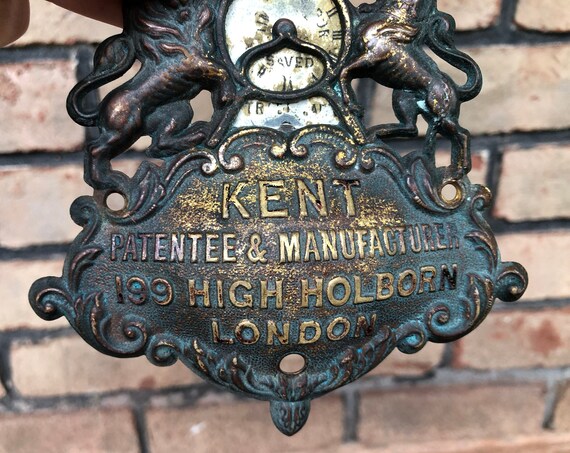 Antique British Copper Plaque, Kent Patentee and … - image 6