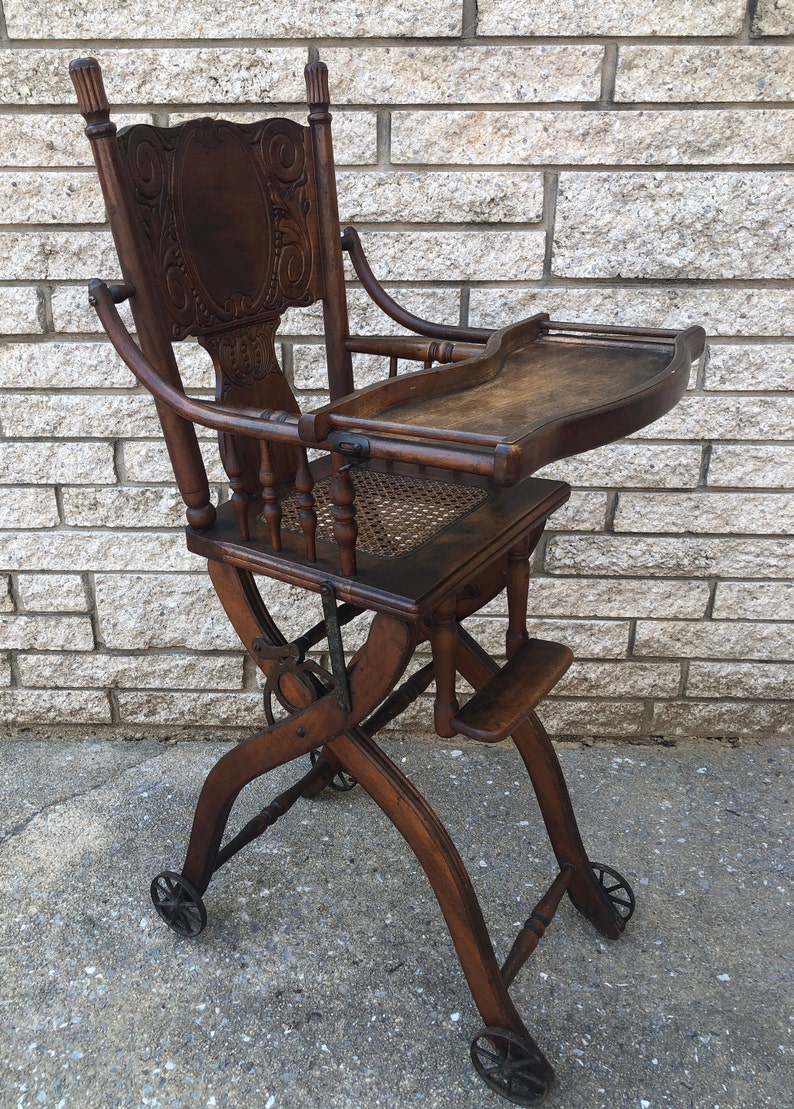 Antique Convertible High Chair Antique Victorian High Chair Etsy