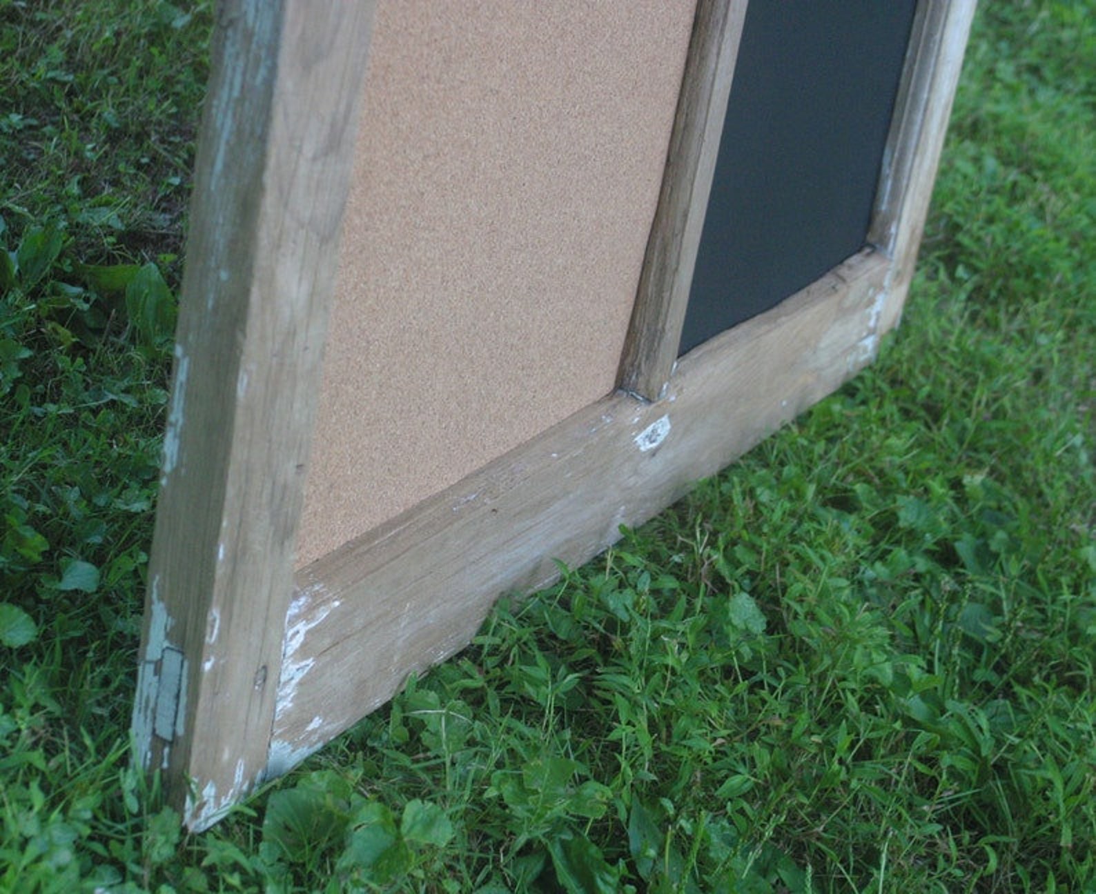 Rustic Message Board Organizer Entryway Message Center Chalk Etsy