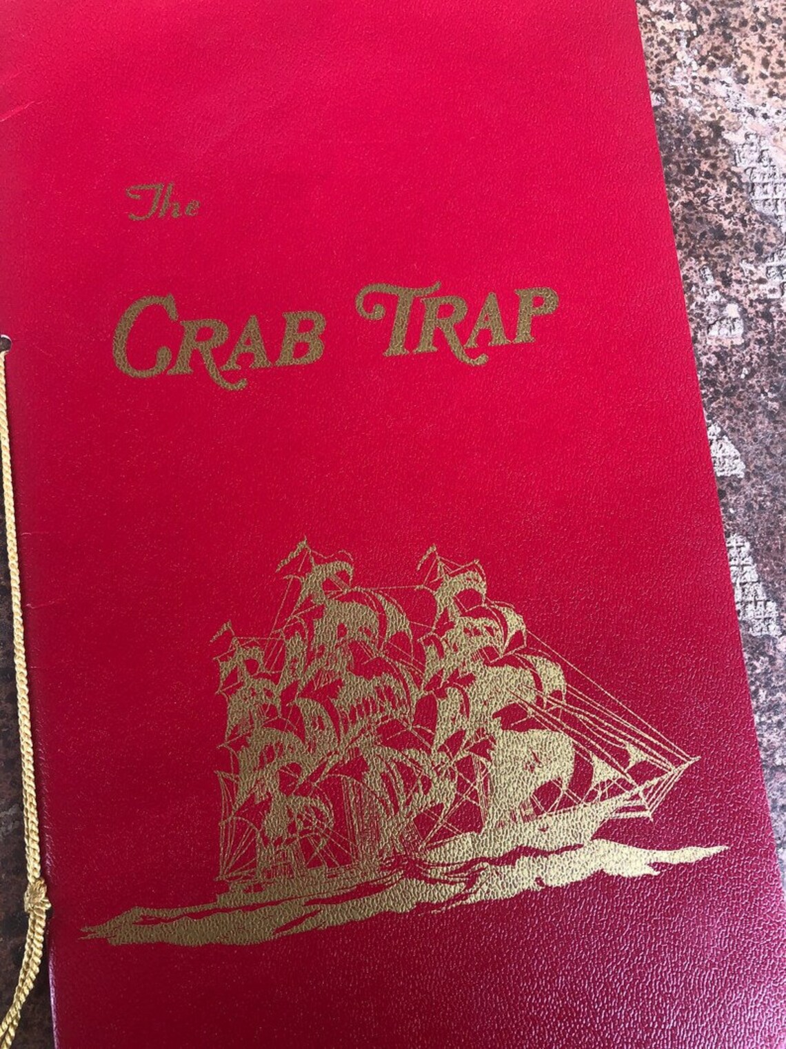 Vintage Crab Trap Menu on the Circle Somers Point New Etsy