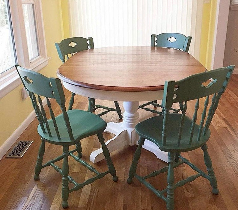 Custom Painted Kitchen Chair Farm House Chair Dining Chair Etsy