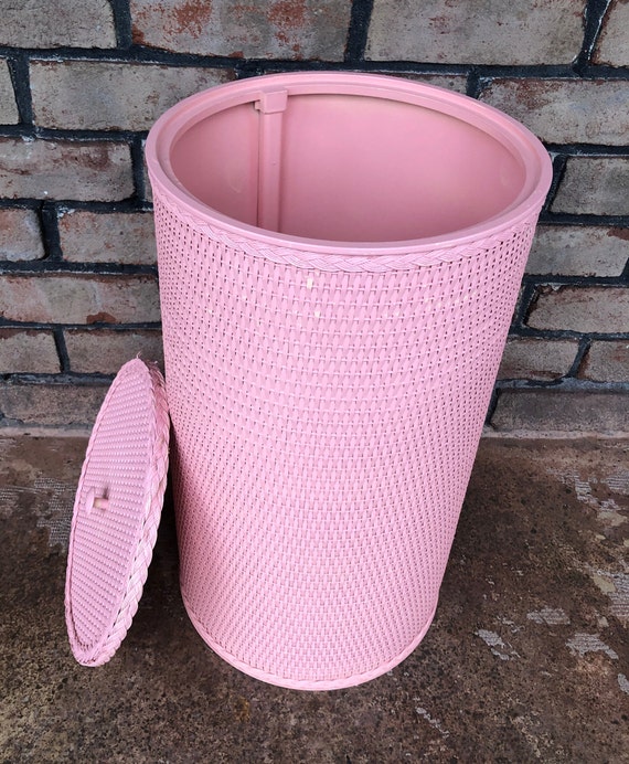 Laundry hamper pink deals