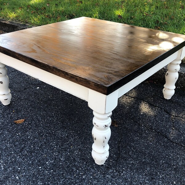 Painted Coffee Table - Etsy