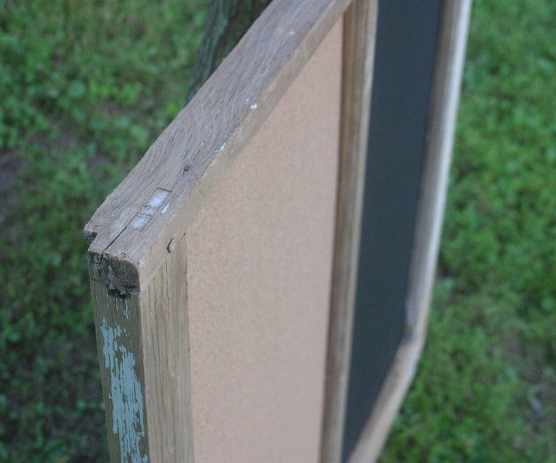 Rustic Message Board Organizer Entryway Message Center Chalk Etsy