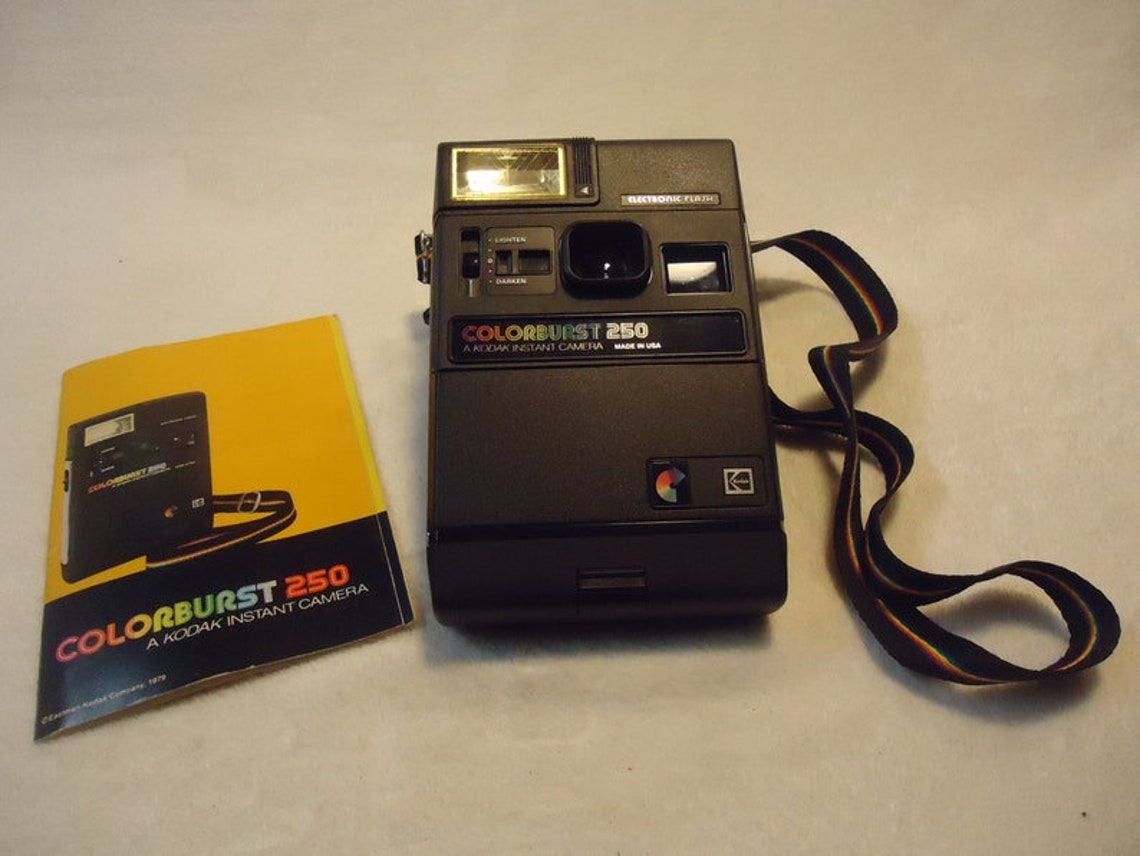 Vintage Kodak Instant Camera Kodak Colorburst 250 Retro Etsy