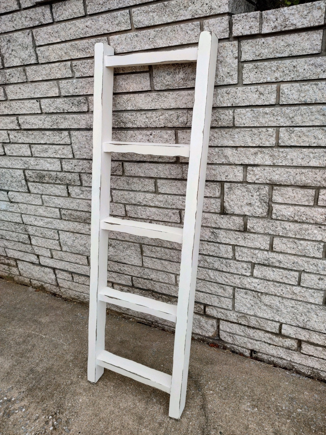 Rustic Wood Ladder Decorative Blanket Ladder Quilt Ladder Etsy