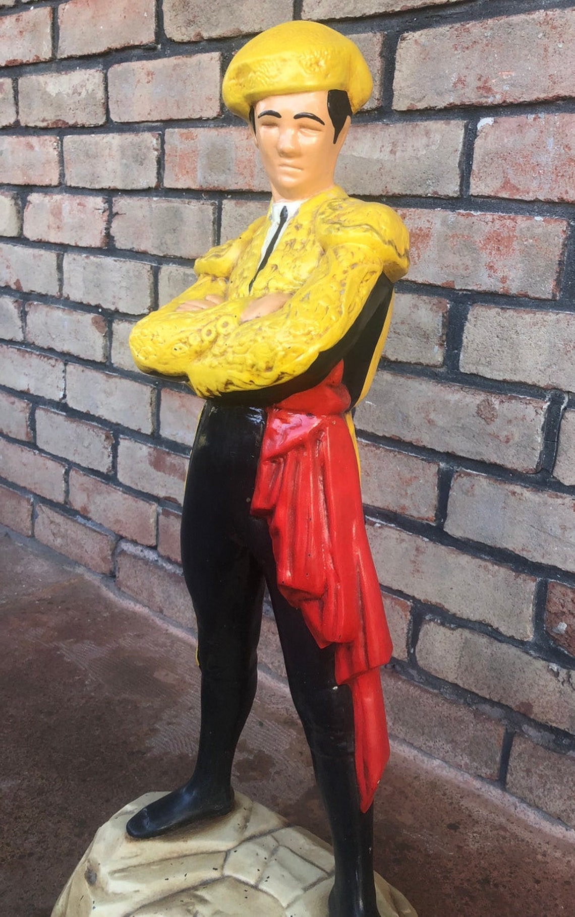 Vintage Matador Statue Matador Figurine Painted Bullfighter - Etsy