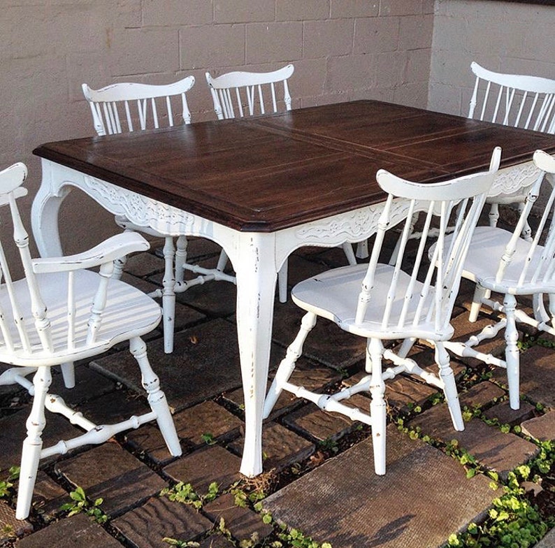 Custom Painted Kitchen Chair Farm House Chair Dining Chair Etsy