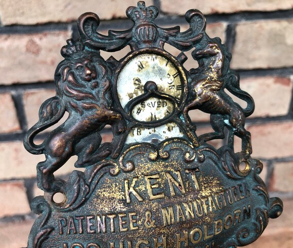 Antique British Copper Plaque, Kent Patentee and … - image 5