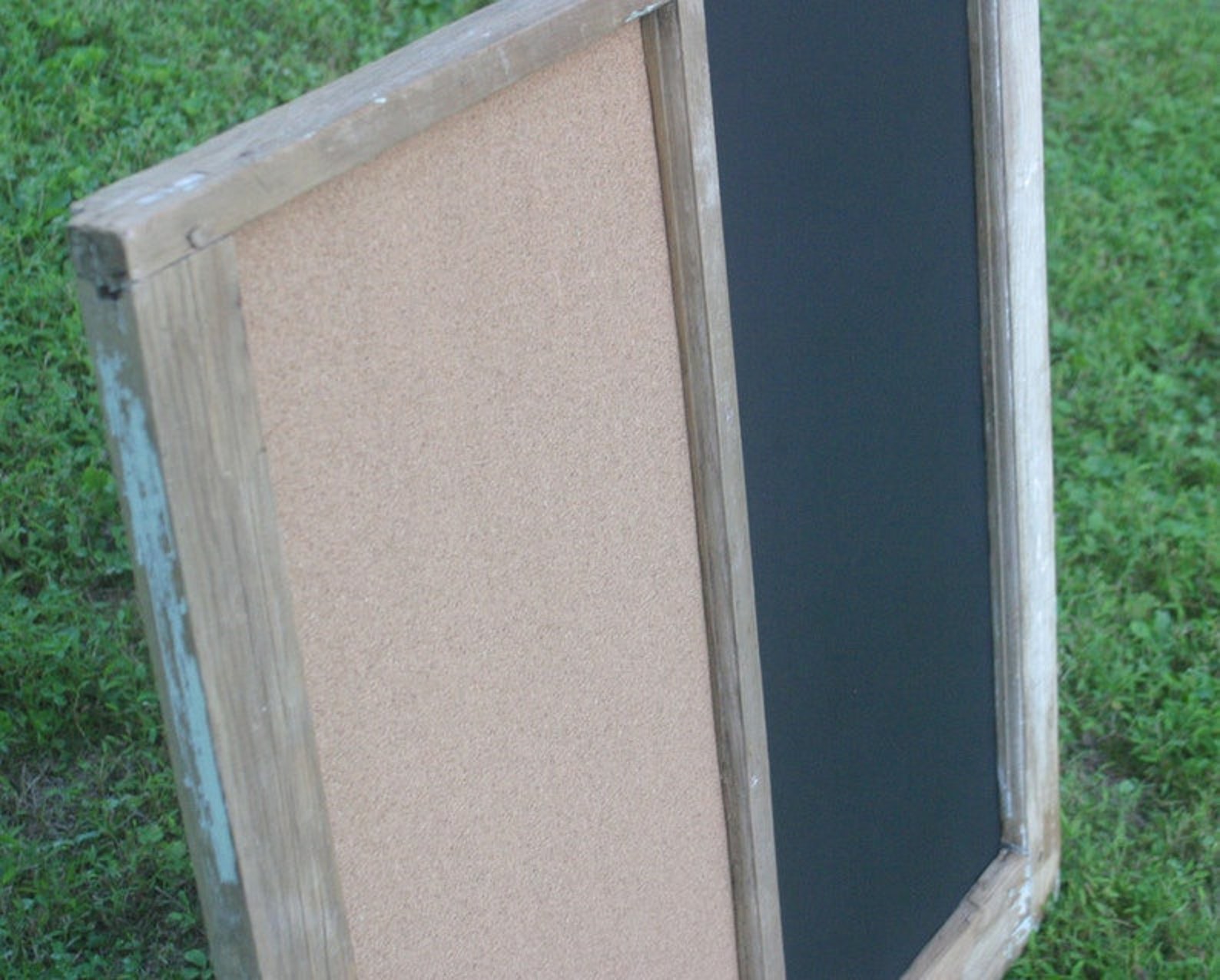 Rustic Message Board Organizer Entryway Message Center Chalk Etsy