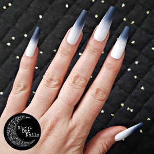 Long Coffin Halloween Press On Nails Witch Nails Fake Nails False Nails Press Ons Glue On Nails Long Nails Ready To Ship image 2