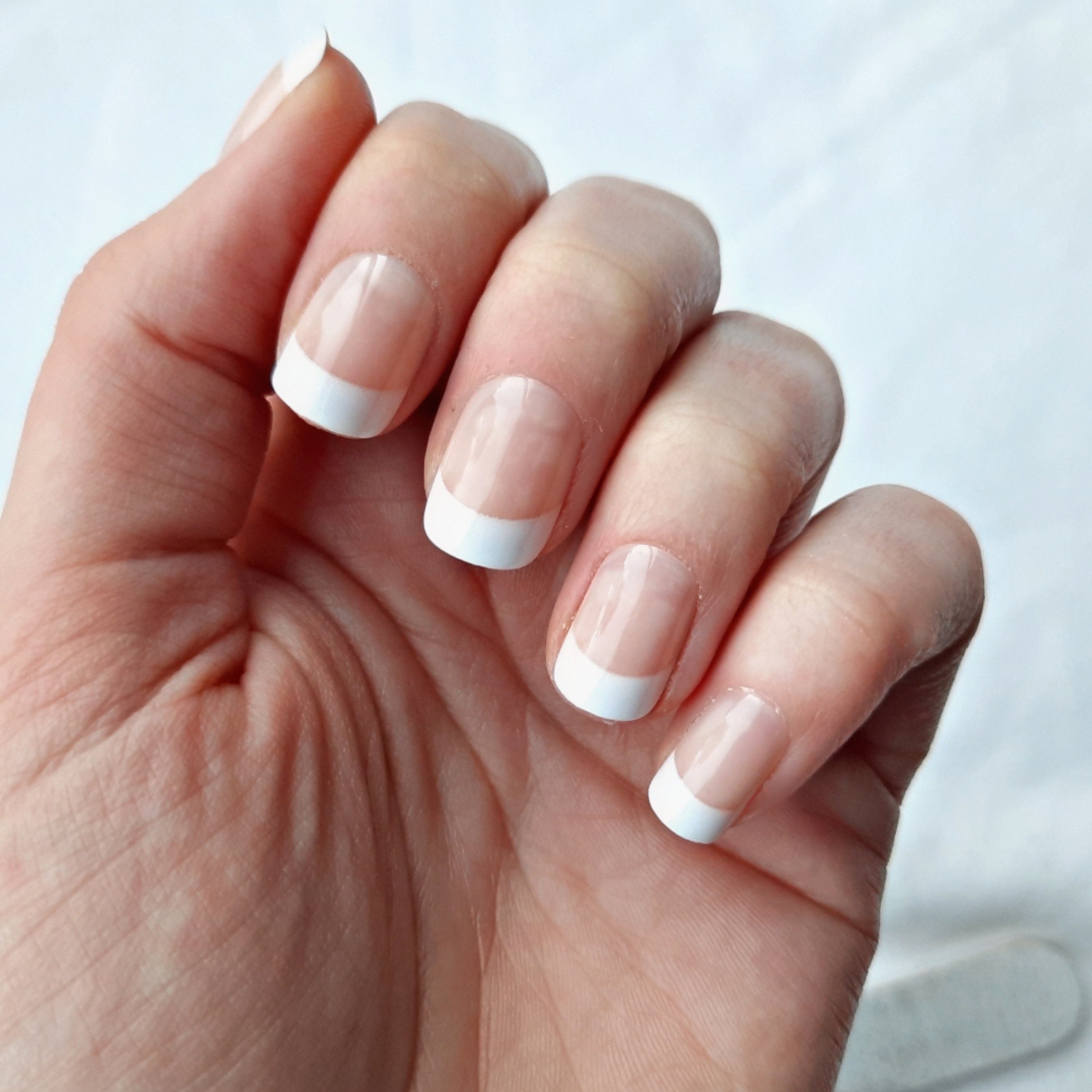 Short Square French Tip Press on Nails French Tips Fake - Etsy Short Square French Tip Press on Nails French Tips Fake - Etsy