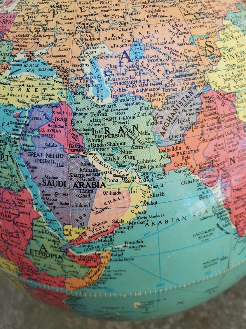 Vintage Replogle 10 Inch Reference Globe - Etsy