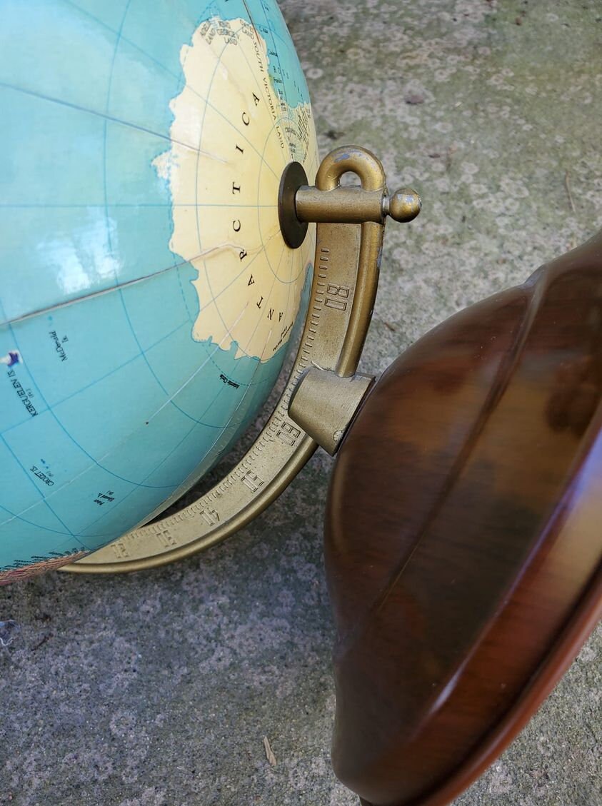 Vintage Replogle 10 Inch Reference Globe - Etsy