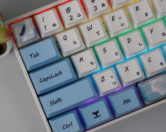 Nirvana Japanese Keycaps Set | PBT SA Profile, 72-Piece