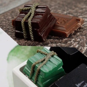 Chocolate Escape Artisan Keycap | Handmade Keycap | Artisan Keycap | Resin keycap Handmade | Escape Keycap For mechanical Keyboard