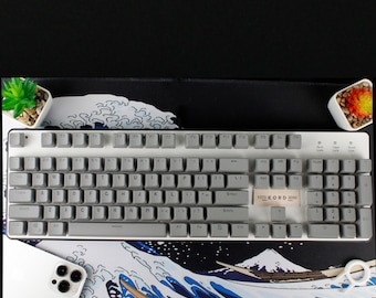 PBT Double Shot Keycaps Grey