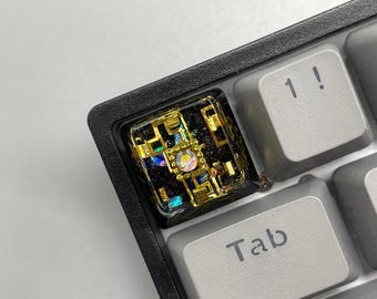 Jeweled Treasures Artisan Escape Keycap | Handmade Mechanical Keyboard