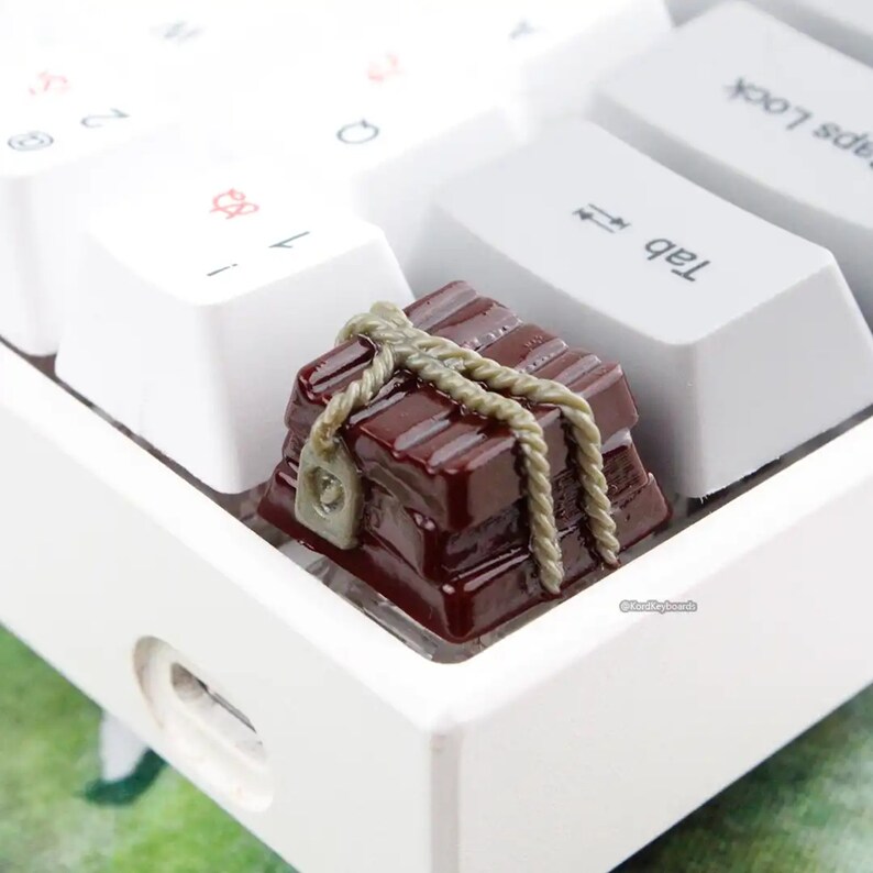 Chocolate Escape Artisan Keycap Handmade Keycap Artisan Keycap Resin keycap Handmade Escape Keycap For mechanical Keyboard image 6